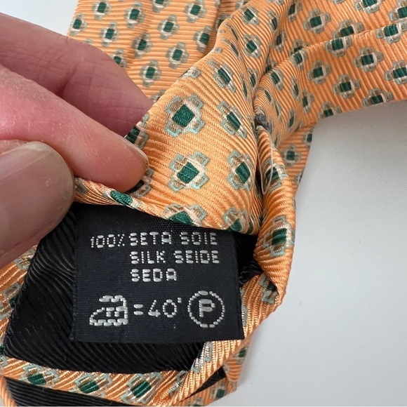 Ermenegildo Zegna Men’s Silk Neck Tie Necktie Made in Italy - Picture 7 of 8